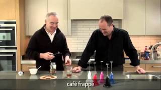 How to make a frappé coffee using an aerolatte milk frother [upl. by Adnara]