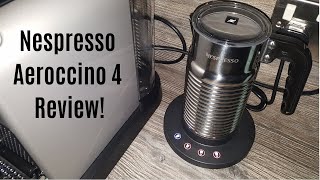 Nespresso Aeroccino 4 Milk Frother Review  Worth upgrading from the Aeroccino 3 [upl. by Aneema]