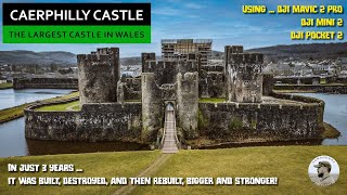 Caerphilly Castle  The Largest in Wales 2nd in Britain [upl. by Aletse37]