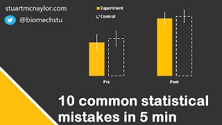 Ten Statistical Mistakes in 5 Min [upl. by Rednave]