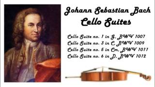 Johann Sebastian Bach  Cello suites in 432 Hz great for reading or studying [upl. by Estrella402]