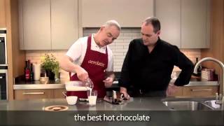 How to make a hot chocolate using an aerolatte milk frother [upl. by Eckardt]