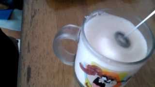 Aerolatte Review Frothing Cold Milk In Under 1 Minute [upl. by Hilaria]