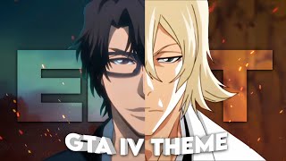 Aizen x Urahara  GTA IV Theme Edit [upl. by Azeel637]